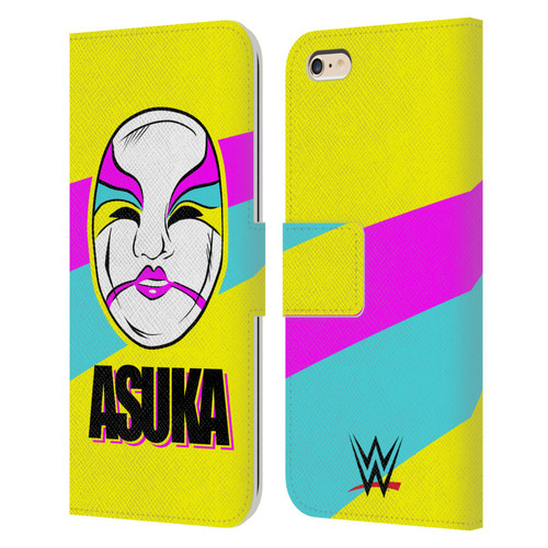 WWE Asuka The Empress Leather Book Wallet Case Cover For Apple iPhone 6 Plus / iPhone 6s Plus