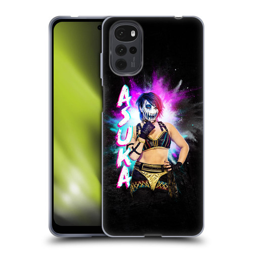 WWE Asuka Black Portrait Soft Gel Case for Motorola Moto G22