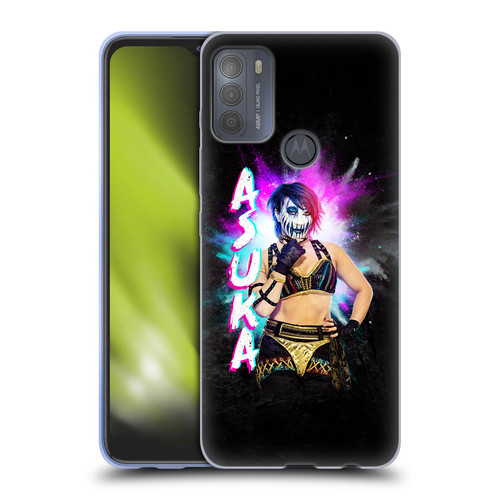 WWE Asuka Black Portrait Soft Gel Case for Motorola Moto G50