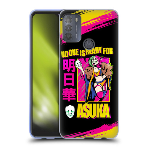 WWE Asuka No One Is Ready Soft Gel Case for Motorola Moto G50
