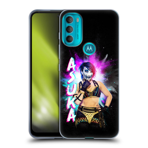 WWE Asuka Black Portrait Soft Gel Case for Motorola Moto G71 5G