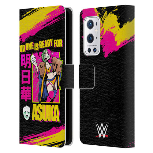 WWE Asuka No One Is Ready Leather Book Wallet Case Cover For OnePlus 9 Pro