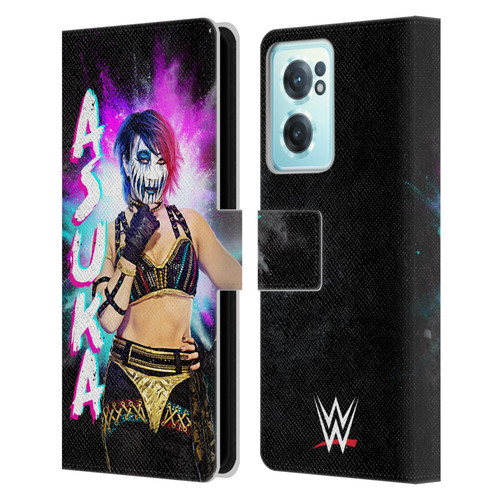 WWE Asuka Black Portrait Leather Book Wallet Case Cover For OnePlus Nord CE 2 5G