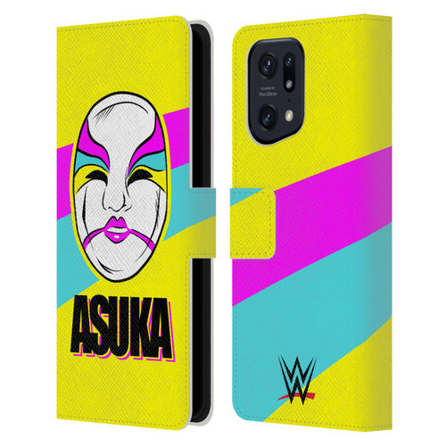 WWE Asuka The Empress Leather Book Wallet Case Cover For OPPO Find X5 Pro