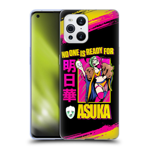 WWE Asuka No One Is Ready Soft Gel Case for OPPO Find X3 / Pro