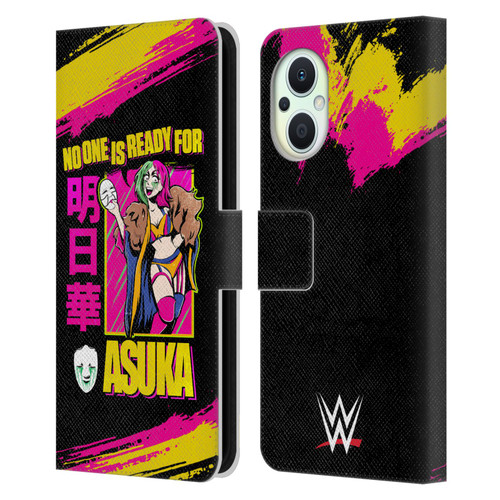WWE Asuka No One Is Ready Leather Book Wallet Case Cover For OPPO Reno8 Lite