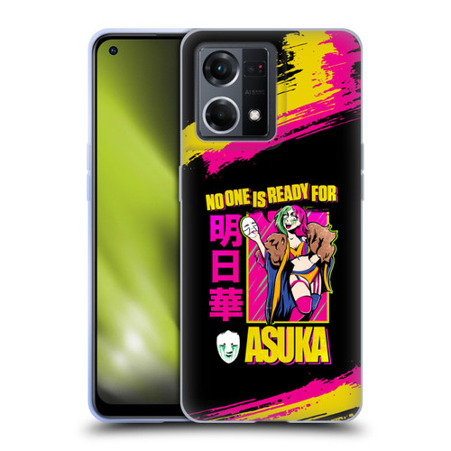 WWE Asuka No One Is Ready Soft Gel Case for OPPO Reno8 4G