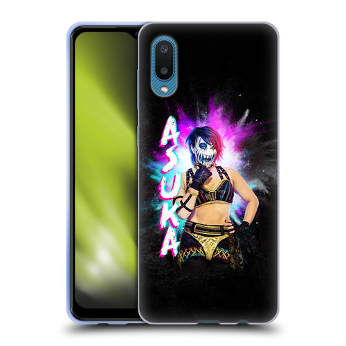 WWE Asuka Black Portrait Soft Gel Case for Samsung Galaxy A02/M02 (2021)