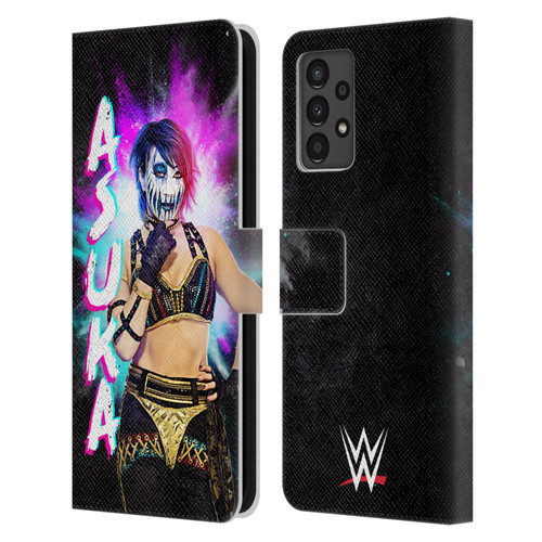 WWE Asuka Black Portrait Leather Book Wallet Case Cover For Samsung Galaxy A13 (2022)