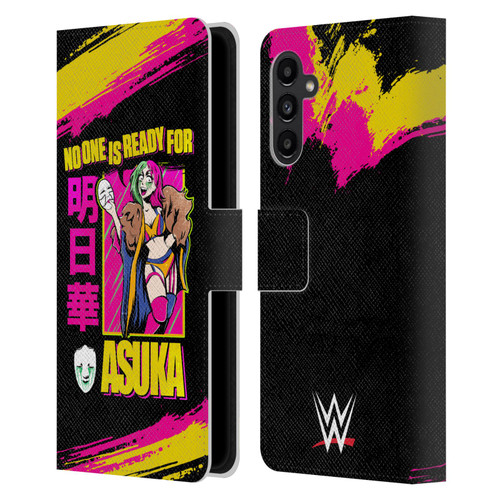 WWE Asuka No One Is Ready Leather Book Wallet Case Cover For Samsung Galaxy A13 5G (2021)