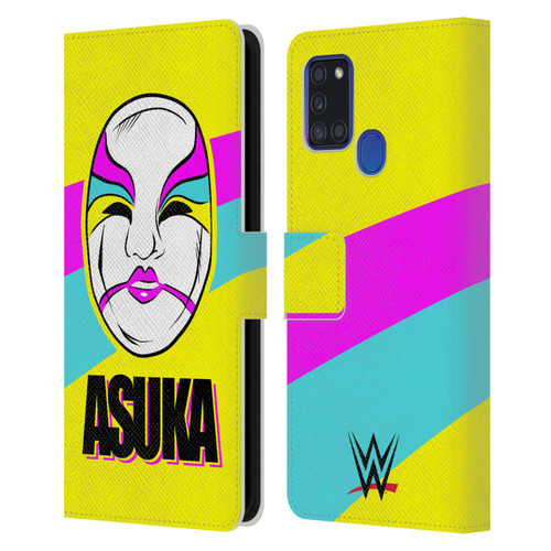 WWE Asuka The Empress Leather Book Wallet Case Cover For Samsung Galaxy A21s (2020)