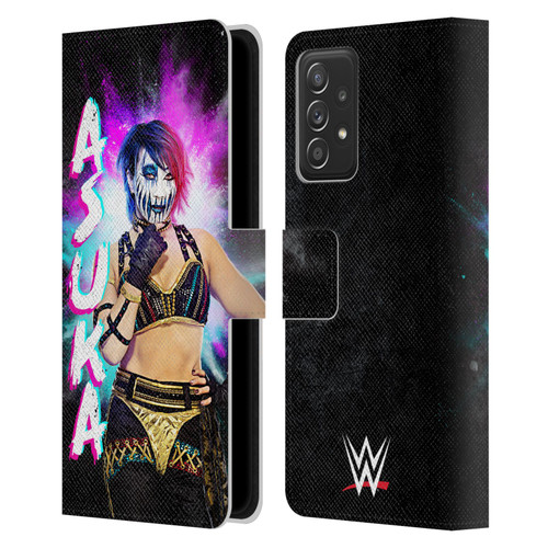 WWE Asuka Black Portrait Leather Book Wallet Case Cover For Samsung Galaxy A52 / A52s / 5G (2021)