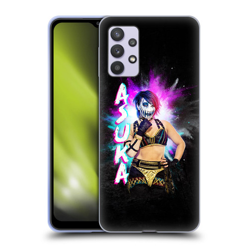 WWE Asuka Black Portrait Soft Gel Case for Samsung Galaxy A32 5G / M32 5G (2021)