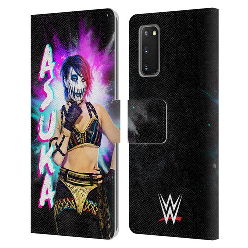 WWE Asuka Black Portrait Leather Book Wallet Case Cover For Samsung Galaxy S20 / S20 5G