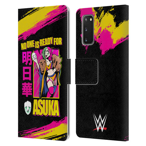 WWE Asuka No One Is Ready Leather Book Wallet Case Cover For Samsung Galaxy S20 / S20 5G