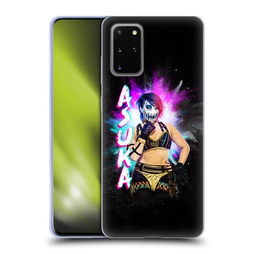 WWE Asuka Black Portrait Soft Gel Case for Samsung Galaxy S20+ / S20+ 5G