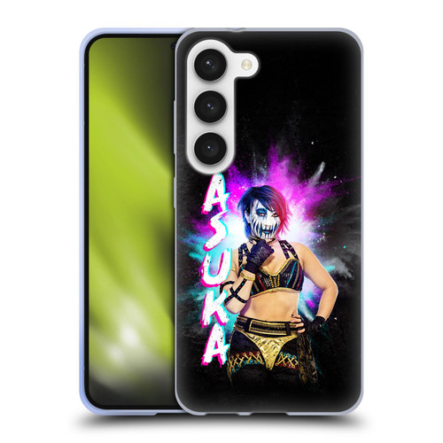 WWE Asuka Black Portrait Soft Gel Case for Samsung Galaxy S23 5G