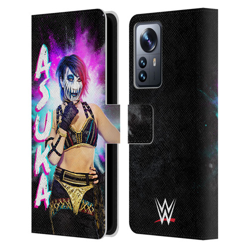 WWE Asuka Black Portrait Leather Book Wallet Case Cover For Xiaomi 12 Pro