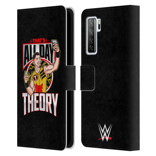 WWE Austin Theory All Day Theory Leather Book Wallet Case Cover For Huawei Nova 7 SE/P40 Lite 5G