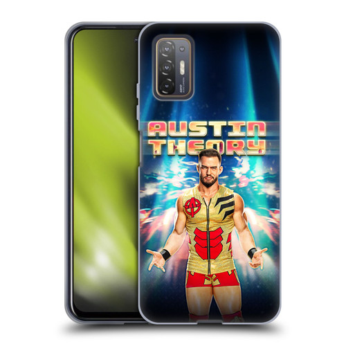 WWE Austin Theory Portrait Soft Gel Case for HTC Desire 21 Pro 5G