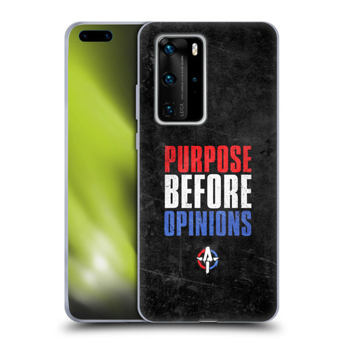 WWE Austin Theory Purpose Before Opinions Soft Gel Case for Huawei P40 Pro / P40 Pro Plus 5G