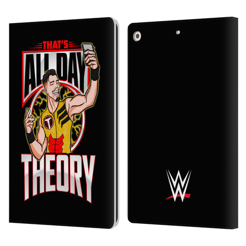 WWE Austin Theory All Day Theory Leather Book Wallet Case Cover For Apple iPad 10.2 2019/2020/2021