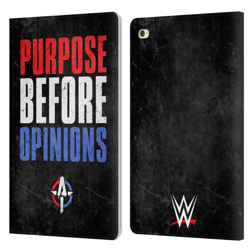 WWE Austin Theory Purpose Before Opinions Leather Book Wallet Case Cover For Apple iPad mini 4