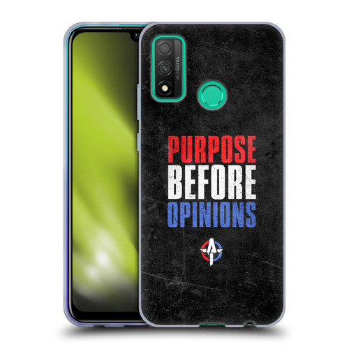 WWE Austin Theory Purpose Before Opinions Soft Gel Case for Huawei P Smart (2020)