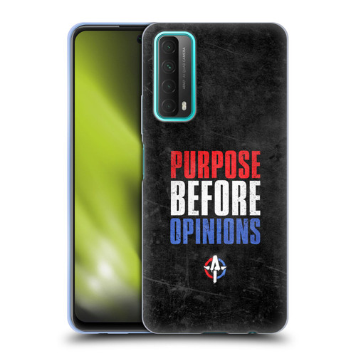 WWE Austin Theory Purpose Before Opinions Soft Gel Case for Huawei P Smart (2021)