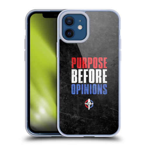 WWE Austin Theory Purpose Before Opinions Soft Gel Case for Apple iPhone 12 / iPhone 12 Pro