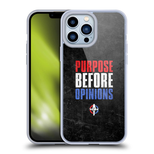 WWE Austin Theory Purpose Before Opinions Soft Gel Case for Apple iPhone 13 Pro Max