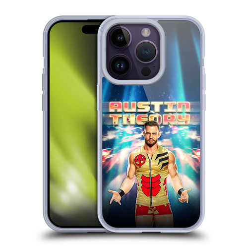 WWE Austin Theory Portrait Soft Gel Case for Apple iPhone 14 Pro