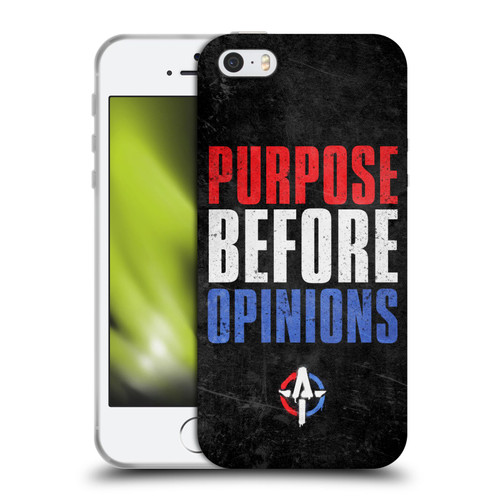 WWE Austin Theory Purpose Before Opinions Soft Gel Case for Apple iPhone 5 / 5s / iPhone SE 2016