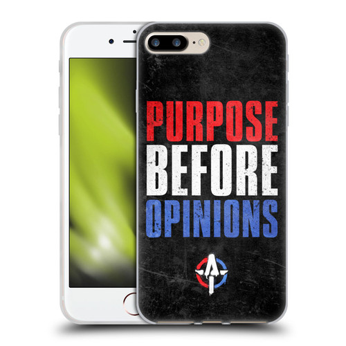 WWE Austin Theory Purpose Before Opinions Soft Gel Case for Apple iPhone 7 Plus / iPhone 8 Plus
