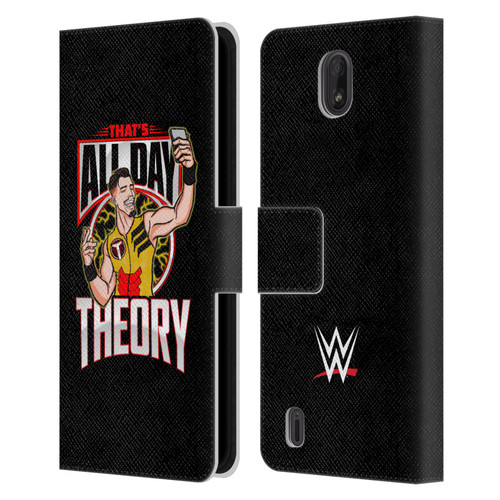 WWE Austin Theory All Day Theory Leather Book Wallet Case Cover For Nokia C01 Plus/C1 2nd Edition