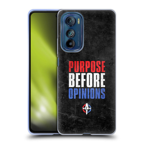 WWE Austin Theory Purpose Before Opinions Soft Gel Case for Motorola Edge 30