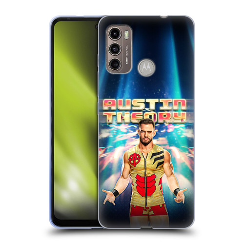 WWE Austin Theory Portrait Soft Gel Case for Motorola Moto G60 / Moto G40 Fusion