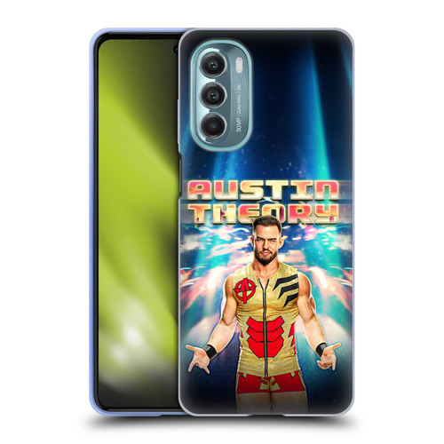 WWE Austin Theory Portrait Soft Gel Case for Motorola Moto G Stylus 5G (2022)