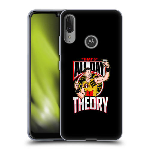WWE Austin Theory All Day Theory Soft Gel Case for Motorola Moto E6 Plus