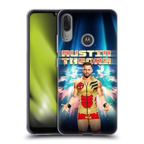 WWE Austin Theory Portrait Soft Gel Case for Motorola Moto E6 Plus