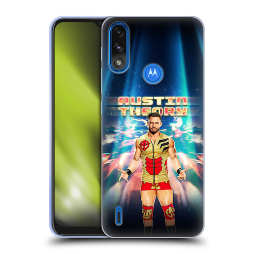 WWE Austin Theory Portrait Soft Gel Case for Motorola Moto E7 Power / Moto E7i Power