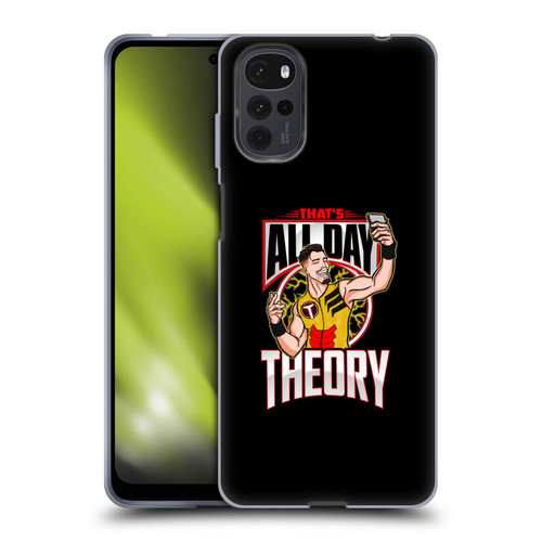 WWE Austin Theory All Day Theory Soft Gel Case for Motorola Moto G22