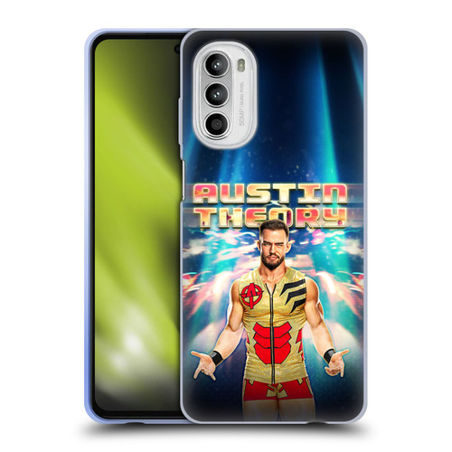 WWE Austin Theory Portrait Soft Gel Case for Motorola Moto G52
