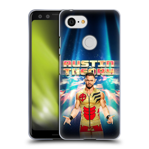 WWE Austin Theory Portrait Soft Gel Case for Google Pixel 3