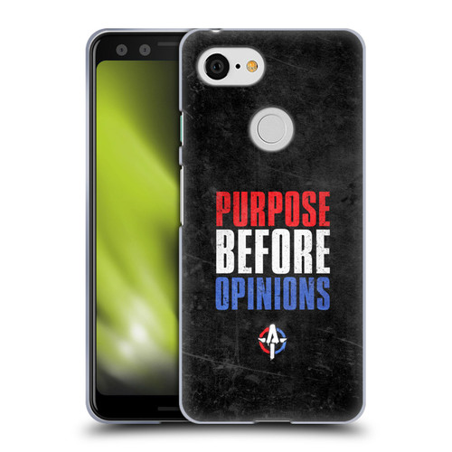 WWE Austin Theory Purpose Before Opinions Soft Gel Case for Google Pixel 3