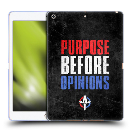 WWE Austin Theory Purpose Before Opinions Soft Gel Case for Apple iPad 10.2 2019/2020/2021