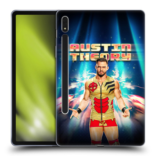 WWE Austin Theory Portrait Soft Gel Case for Samsung Galaxy Tab S8