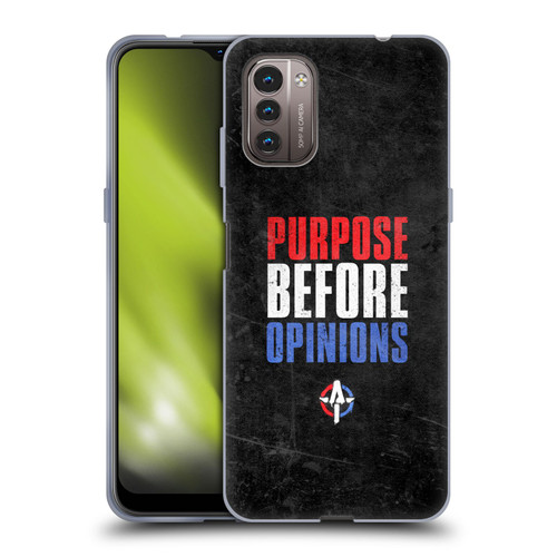 WWE Austin Theory Purpose Before Opinions Soft Gel Case for Nokia G11 / G21
