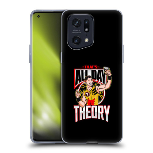 WWE Austin Theory All Day Theory Soft Gel Case for OPPO Find X5 Pro
