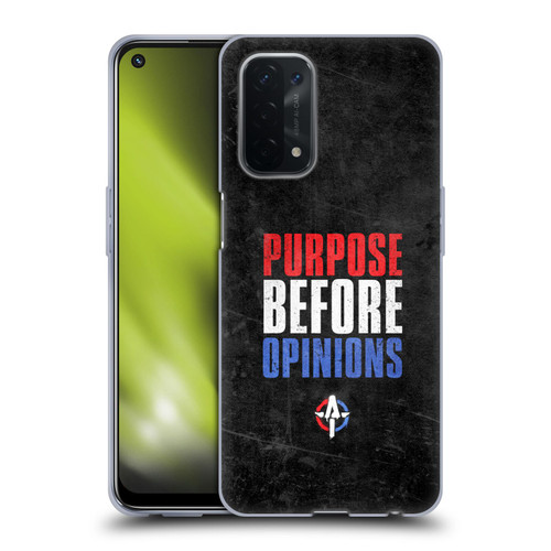 WWE Austin Theory Purpose Before Opinions Soft Gel Case for OPPO A54 5G
